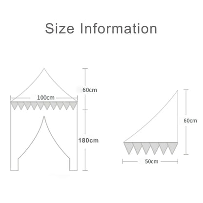 Princess Castle Children Teepee Tent Baby Crib Netting Infant Mosquito Net Baby Bed Canopy(Free Shipping)