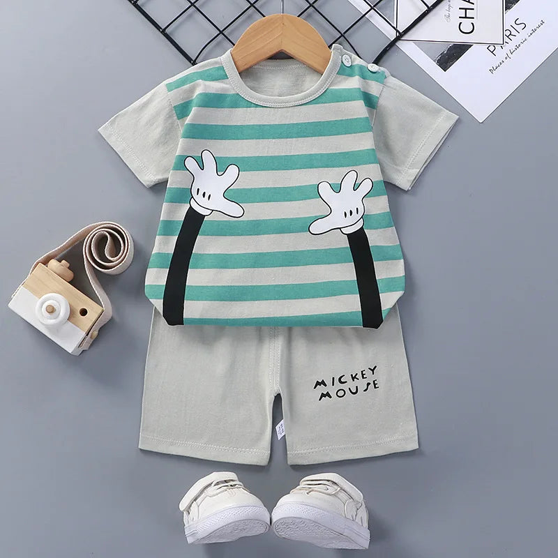 MIA~MYA~MAE 2024  Boys &amp; Girls  2 pieces Cotton Children Shorts Set!(Free Shipping)