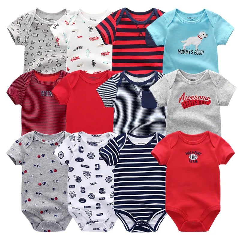 Mia~Mya~Mae 6PCS/Set Unisex Newborn Baby Boy &amp; Girl Tees