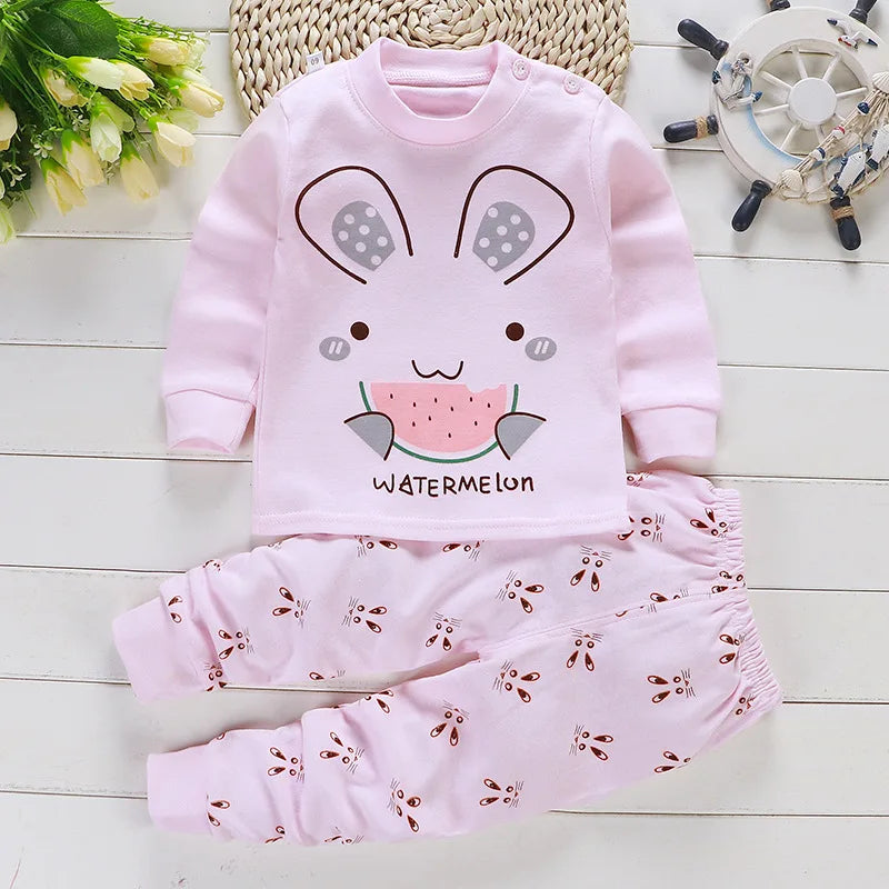 Mia~Mya~Mae Cartoon Cotton Baby Boys &amp; Girls Suit Set