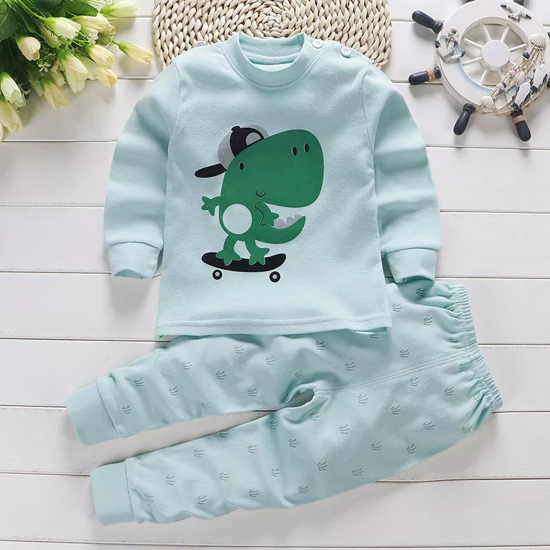 Mia~Mya~Mae Cartoon Cotton Baby Boys &amp; Girls Suit Set