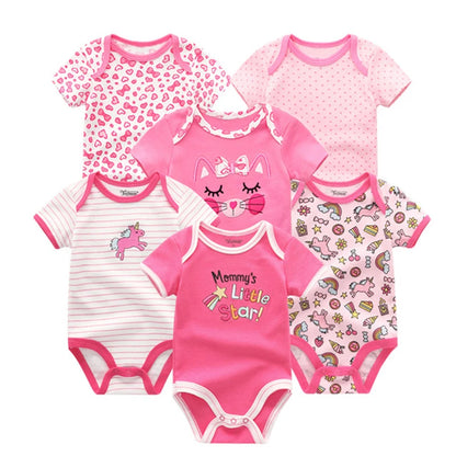 Mia~Mya~Mae 6PCS/Set Unisex Newborn Baby Boy &amp; Girl Tees