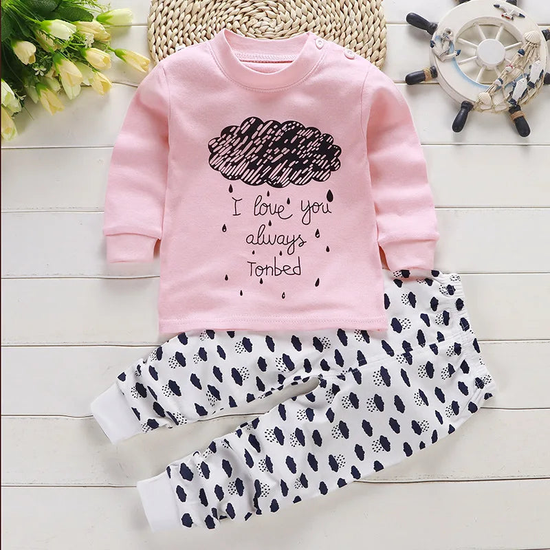 Mia~Mya~Mae Cartoon Cotton Baby Boys &amp; Girls Suit Set