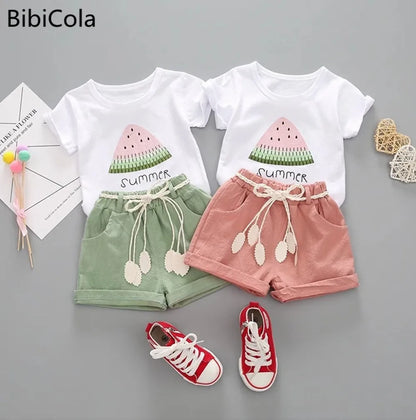 Mia~Mya~Mae summer girls clothing set 2pcs!