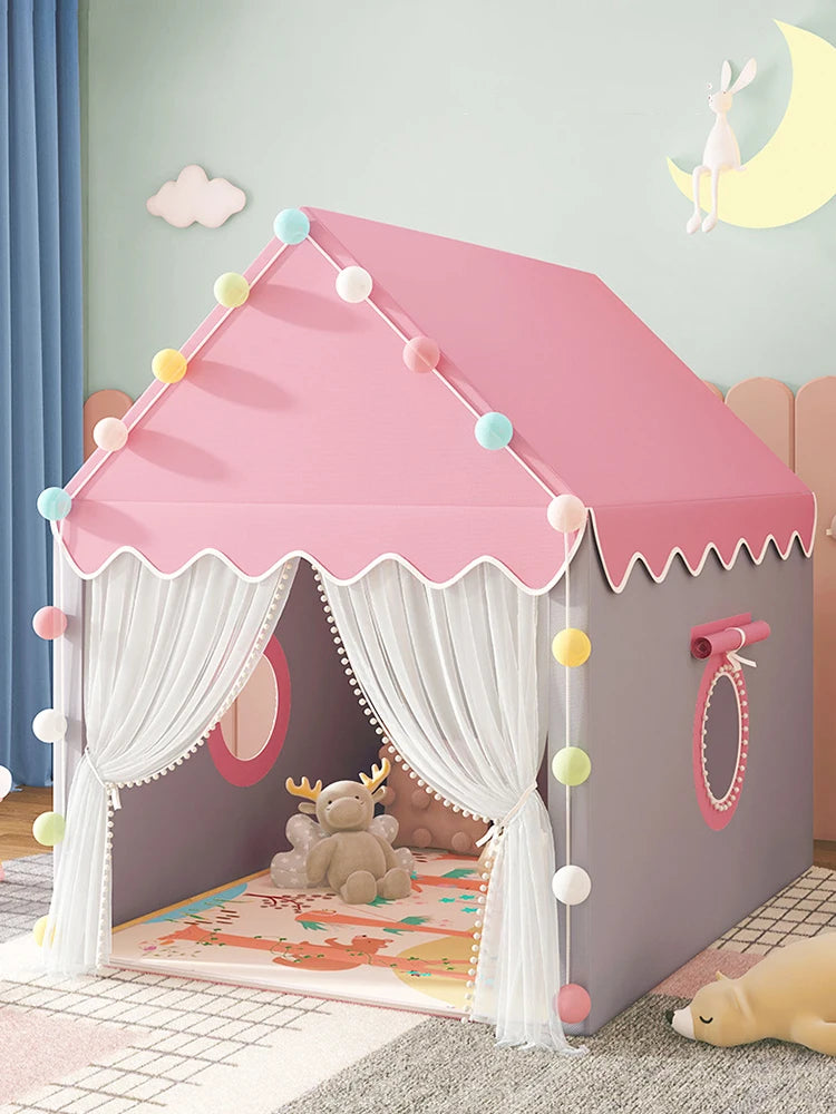 Mia~Mya~Mae Portable  Large Pink Tent Indoor Princess Castle!