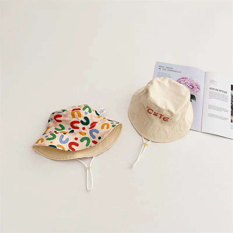 Kids Bucket Hat With String!