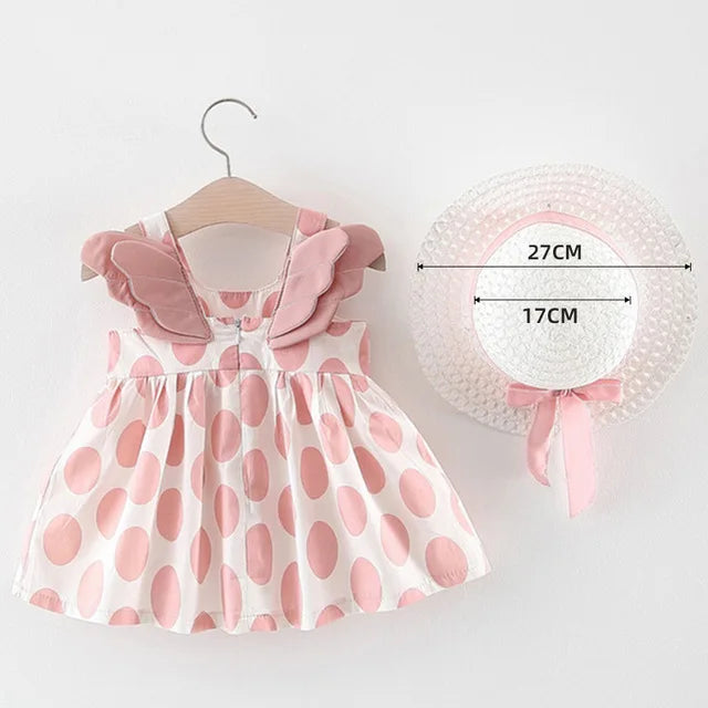 Mia~Mya~Mae Baby Clothing Sets Summer Striped Dress and Shorts 2Pcs Newborn Baby Girl Clothes