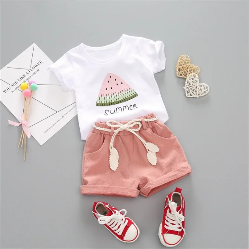 Mia~Mya~Mae summer girls clothing set 2pcs!