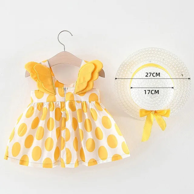 Mia~Mya~Mae Baby Clothing Sets Summer Striped Dress and Shorts 2Pcs Newborn Baby Girl Clothes