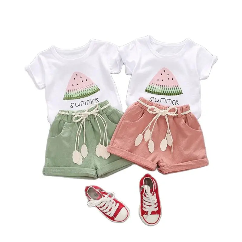 Mia~Mya~Mae summer girls clothing set 2pcs!