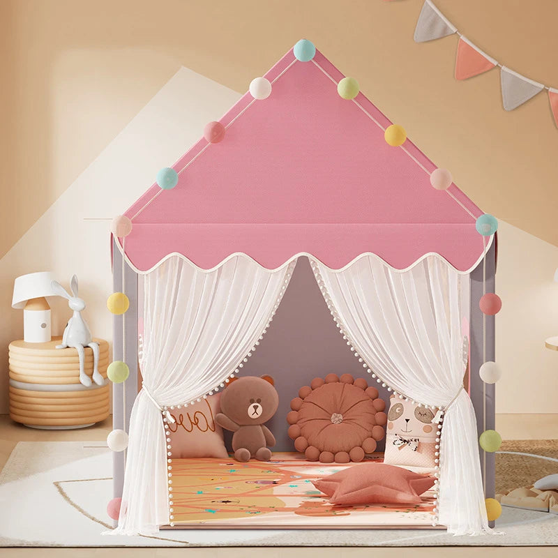 Mia~Mya~Mae Portable  Large Pink Tent Indoor Princess Castle!