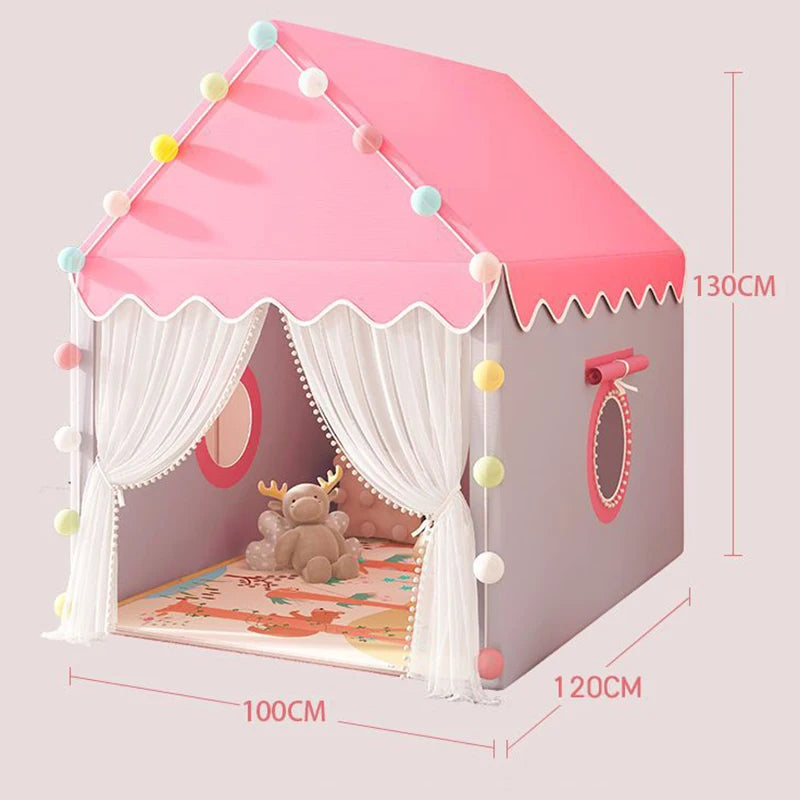 Mia~Mya~Mae Portable  Large Pink Tent Indoor Princess Castle!