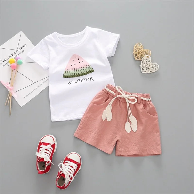 Mia~Mya~Mae summer girls clothing set 2pcs!