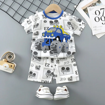 MIA~MYA~MAE 2024  Boys &amp; Girls  2 pieces Cotton Children Shorts Set!(Free Shipping)