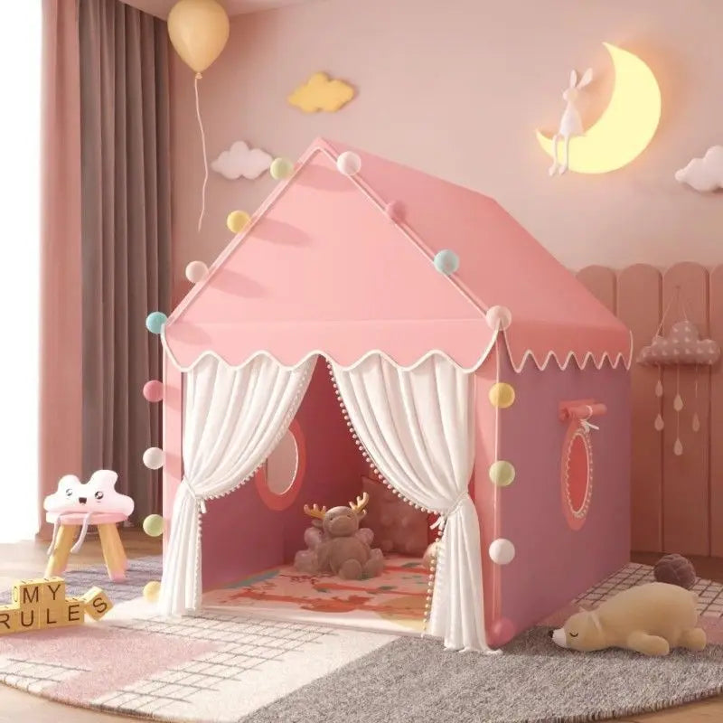 Mia~Mya~Mae Portable  Large Pink Tent Indoor Princess Castle!