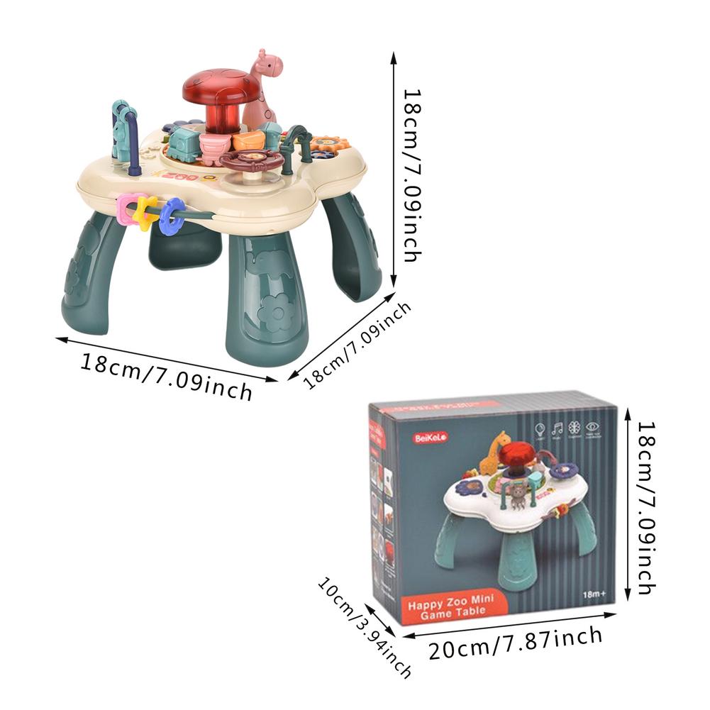 Baby Puzzle Shape Game Table